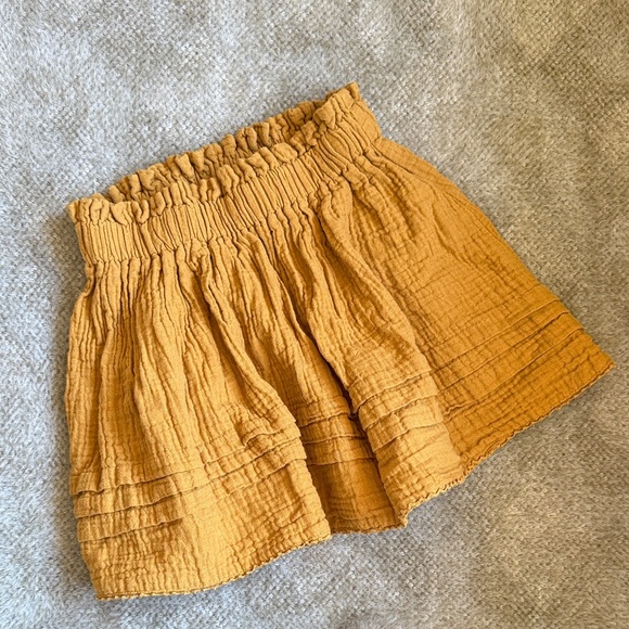 Rylee + Cru Other - Rylee + Cru Mustard Skirt for Kids